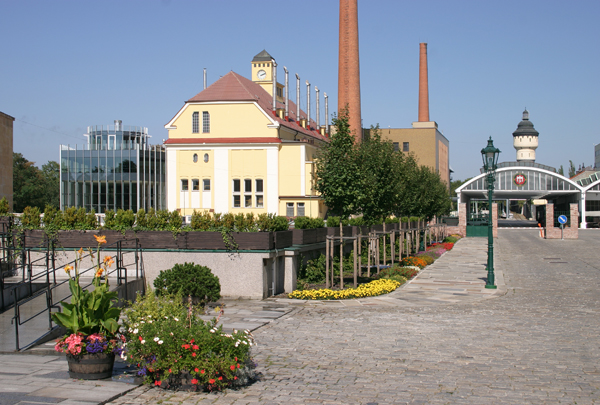 Building of the Pilsen brewery brew house